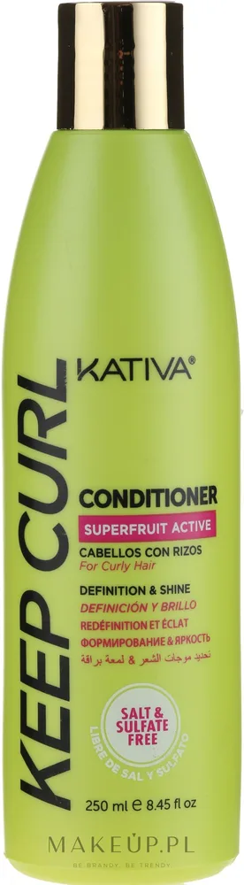 Кондиционер для кудрявых волос Kativa Keep Curl Conditioner, облегчающий расчёсывание, 250 мл