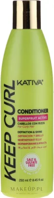Кондиционер для кудрявых волос Kativa Keep Curl Conditioner, облегчающий расчёсывание, 250 мл