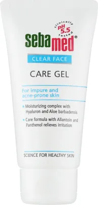 Очищающий гель для лица Sebamed Clear Face увлажняющий с алоэ пантенолом и гиалуронатом 50 мл