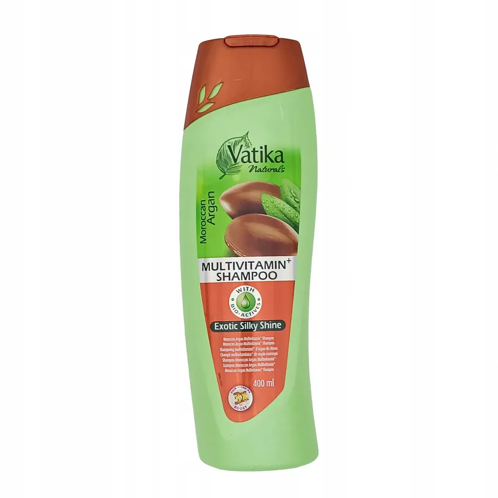 Шампунь арганов с оливковым листом и алоэ вера Dabur Vatika Argan Shampoo, 400 мл