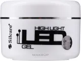 Silcare High Light LED Blue гель строительный для наращивания и укрепления ногтей моделирующий голубой, для лампы LED, маникюр — фото 2