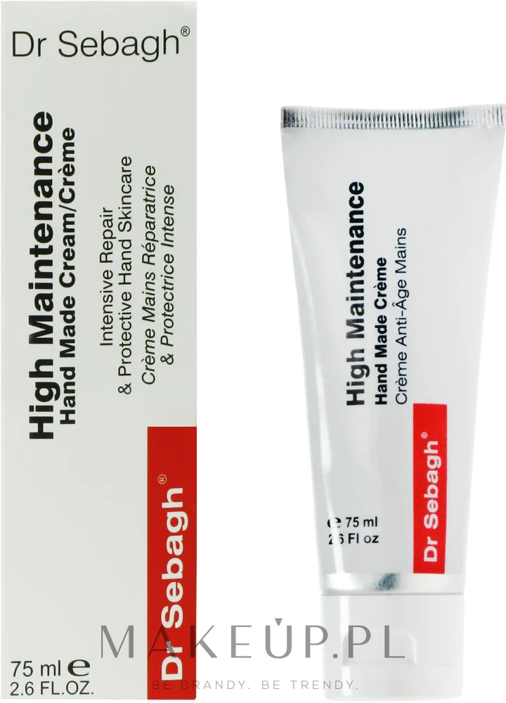 Крем для рук Dr Sebagh High Maintenance Hand Made с маслом макадамии и гиалуроновой кислотой 75 мл