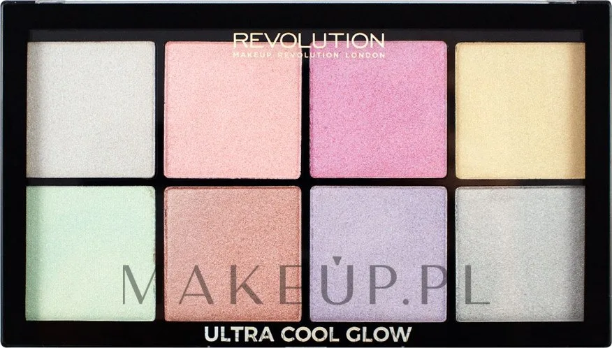 Палетка хайлайтеров для лица Makeup Revolution Ultra Cool Glow