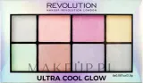 Палетка хайлайтеров для лица Makeup Revolution Ultra Cool Glow — фото 3