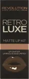 Набор для губ Makeup Revolution Retro Luxe Matte матовая помада и карандаш 5,5 мл + 1 г, оттенок Glory — фото 1