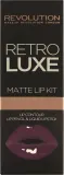 Набор для губ Makeup Revolution Retro Luxe Matte матовая помада и карандаш 5,5 мл + 1 г, оттенок Royal — фото 1