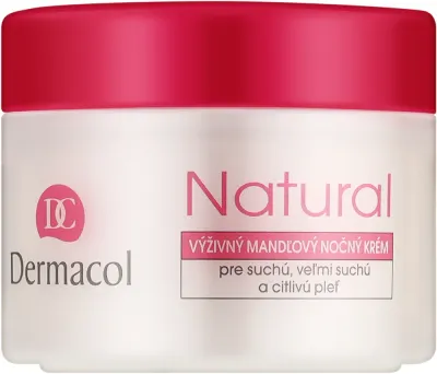 Крем для лица Dermacol Natural Almond Oil ночной питательный с миндальным маслом 50 мл