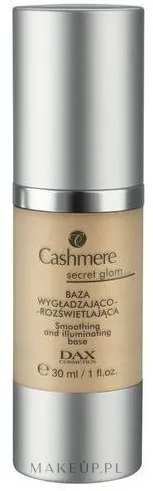 Dax Cosmetics Wygładzająco-rozświetlająca baza pod makijaż - База под макияж DAX Cashmere Secret Glam Base