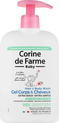 Гель для душа и волос 2 в 1 для детей Corine de Farme Gel Extra-Doux, 500 мл
