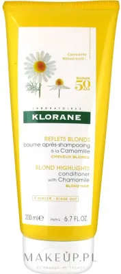 Кондиционер с экстрактом ромашки для волос блонд Klorane Blond Highlights Conditioner With Chamomile, 200 мл