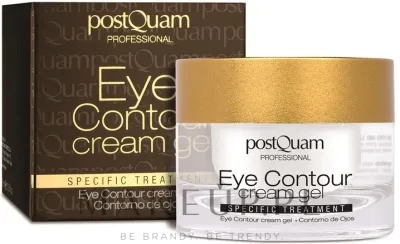 Крем-гель для кожи вокруг глаз PostQuam Eye Contour Cream Gel разглаживающий, для ежедневного ухода, 15 мл
