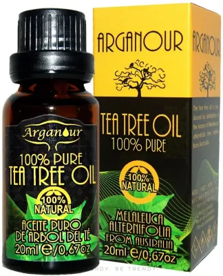 Эфирное масло чайного дерева Arganour 100% Pure Tea Tree Oil натуральное для кожи и волос 20 мл