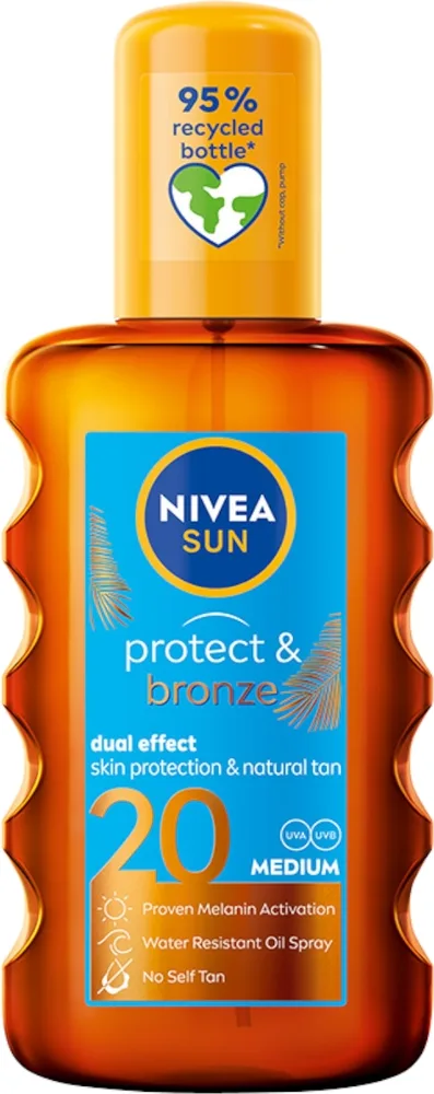Масло-спрей для загара NIVEA SUN Protect & Bronze SPF 20 200 мл