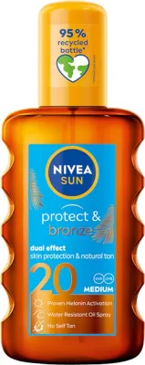 Масло-спрей для загара NIVEA SUN Protect & Bronze SPF 20 200 мл