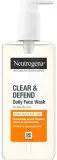 Очищающий гель для умывания с салициловой кислотой Neutrogena Visibly Clear Clear & Defend Facial Wash, 200 мл — фото 3