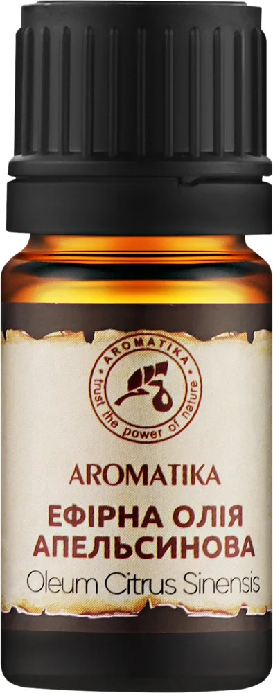 Эфирное масло апельсина Aromatika Orange 100% натуральное для ароматерапии и массажа 10 мл