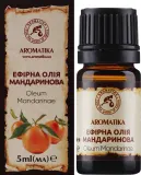 Эфирное масло мандарина Aromatika 100% натуральное для ароматерапии, массажа и ухода за волосами 5 мл — фото 2