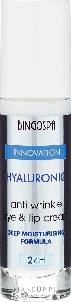 Крем для области вокруг глаз и губ BingoSpa Hyaluronic с гиалуроновой кислотой для зрелой кожи 50 г