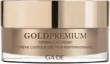 Крем для кожи вокруг глаз GA-DE Gold Premium Firming укрепляющий, с золотыми частицами и комплексом LiftoPeptide, 15 мл — фото 1