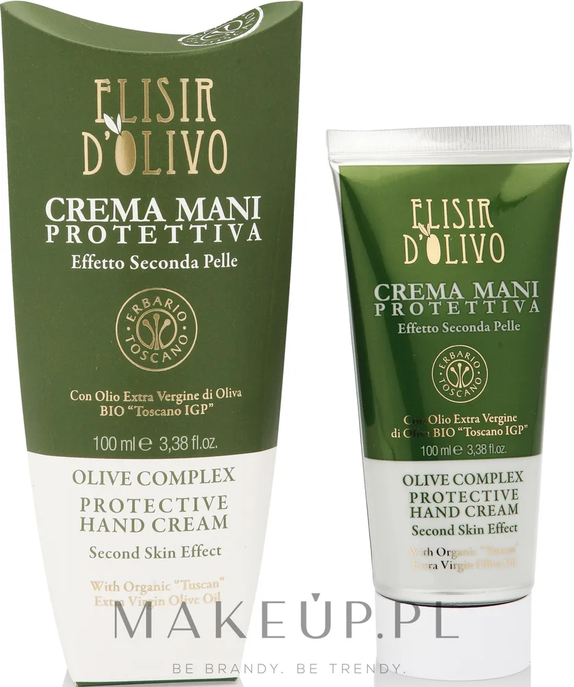 Крем для рук Erbario Toscano Olive Complex Protective с маслом оливы защитный 100 мл