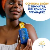 Спрей солнцезащитный для тела NIVEA SUN Protect & Moisture SPF 30 увлажняющий 200 мл — фото 3