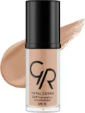 Тональная основа Golden Rose Total Cover 2 в 1 с корректором, 30 мл, оттенок 06 — фото 1