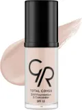 Тональная основа Golden Rose Total Cover 2 в 1 с корректором, 30 мл, оттенок 05 — фото 1