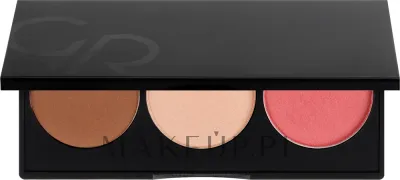 Палетка для контуринга лица Golden Rose Metals Sculpting Palette