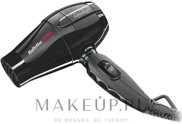 Фен для волос BaByliss PRO Bambino BAB5510E 1200 Вт дорожный, 180 г, диффузор и насадка