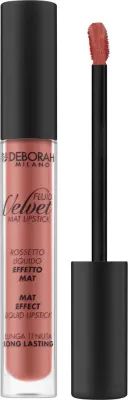 Жидкая помада для губ Deborah Fluid Velvet Mat матовая