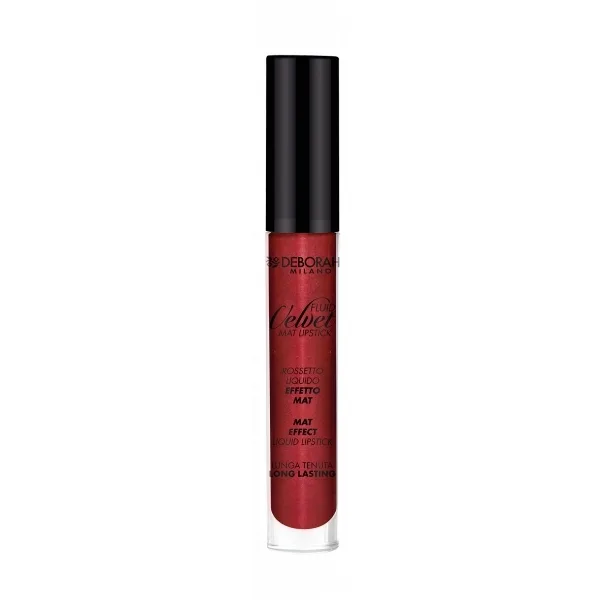 Жидкая помада для губ Deborah Fluid Velvet Mat матовая, оттенок 51 - Metal Red