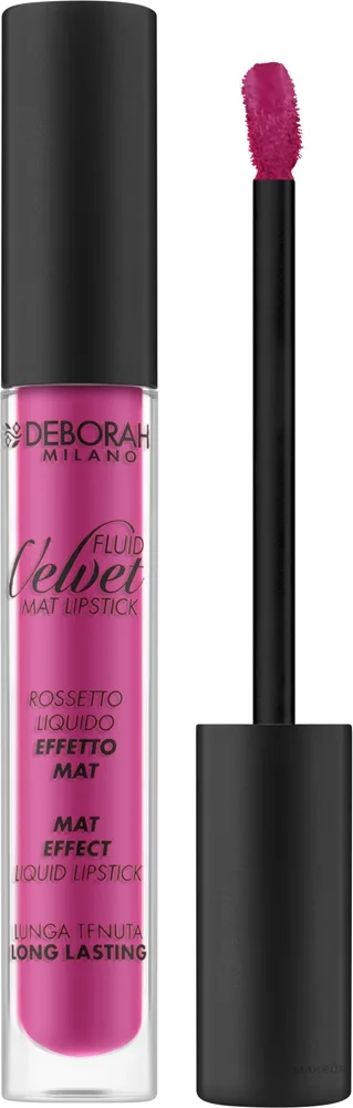 Жидкая помада для губ Deborah Fluid Velvet Mat матовая, оттенок 20 - Fuchsia