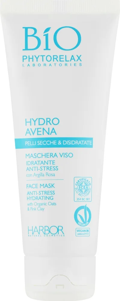 Phytorelax Laboratories Phytorelax Laboratories Bio Phytorelax Hydro Avena Face Mask Anti-Stress - Маска для лица Phytorelax с овсом успокаивающая против несовершенств 75 мл