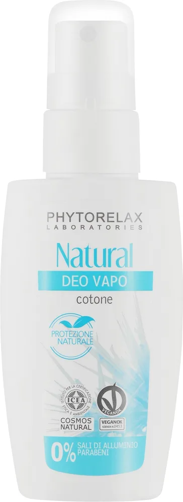 Phytorelax Laboratories Phytorelax Laboratories Natural Vapo Deo With Oligoelements - Дезодорант-спрей с олигоэлементами Phytorelax Natural