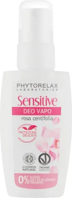 Phytorelax Laboratories Phytorelax Laboratories Sensitive Vapo Deo With Centifolia Rose - Дезодорант-спрей без спирта Phytorelax Sensitive Rose