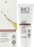Phytorelax Laboratories Phytorelax Laboratories Lux Lift Argan Illuminating Scrub Mask 2 in 1 - Лифтинг-маска-скраб для лица Phytorelax с аргановым маслом и чёрной глиной 2в1 75 мл — фото 2