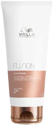 Интенсивно восстанавливающий кондиционер для волос Wella Professionals Fusion Intense Repair Conditioner с аминокислотами шёлка