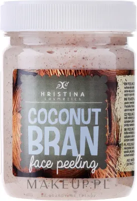 Натуральный пилинг для лица Hristina Cosmetics с молотым кокосом, ромашкой и прополисом, 200 мл