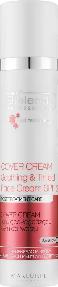 Крем для лица Bielenda Professional Post Treatment Care успокаивающий SPF 25 100 мл