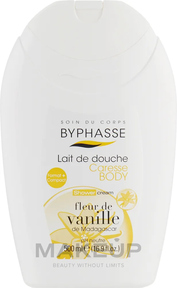 Мыло-крем для душа Цветок ванили Byphasse Caresse Shower Cream, 600 мл