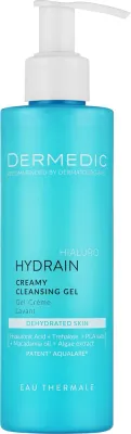 Кремовый гель для умывания обезвоженной и очень сухой кожи Dermedic Hydrain3 Hialuro, 200 мл