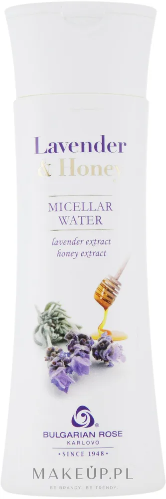 Мицеллярная вода Bulgarian Rose Lavender And Honey с лавандой, мёдом и мочевиной для чувствительной кожи, 150 мл