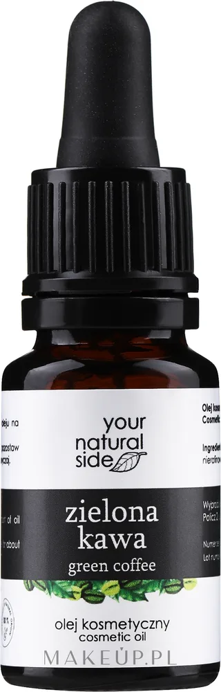 Масло зелёного кофе Your Natural Side 100% натуральное для лица и тела 10 мл