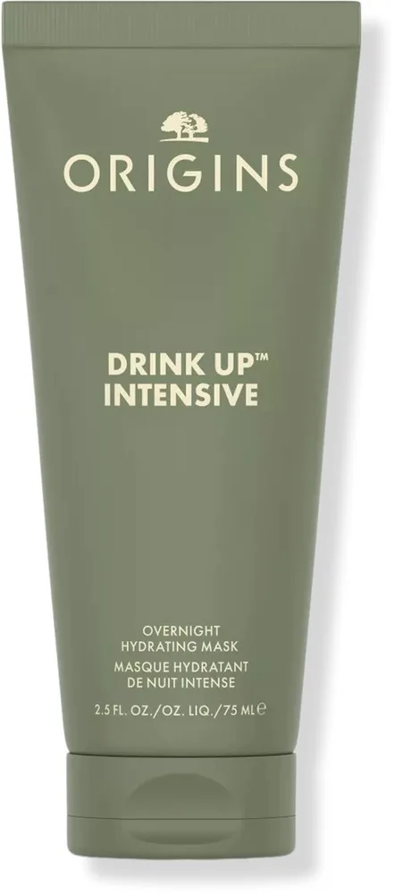 Ночная увлажняющая маска для лица Origins Drink Up с маслом авокадо для сухой кожи 75 мл