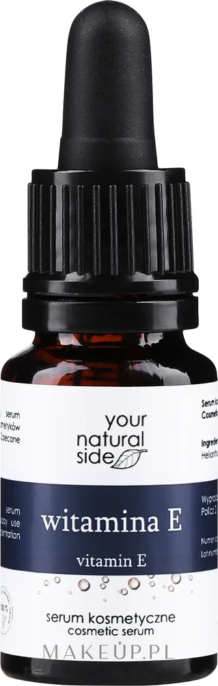 Сыворотка для лица Your Natural Side Витамин E 100% натуральная с маслом подсолнечника 10 мл