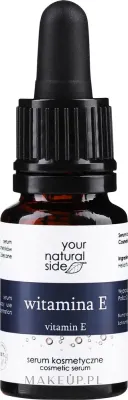 Сыворотка для лица Your Natural Side Витамин E 100% натуральная с маслом подсолнечника 10 мл