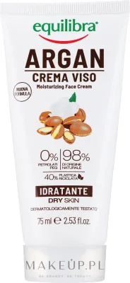 Крем для лица Equilibra Argan аргановый увлажняющий 75 мл