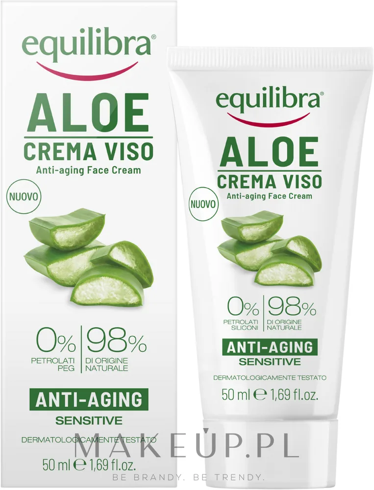 Крем для лица Equilibra Aloe Line Anti-Age с алоэ для зрелой кожи 50 мл