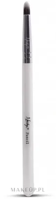 Кисть для теней Nanshy Pencil Brush White карандашная с белой ручкой