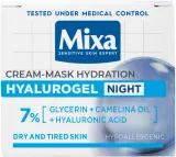 Крем-маска для лица ночной Mixa Sensitive Skin Expert Night Hyalurogel увлажняющий 50 мл — фото 2